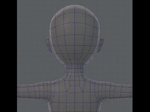 base mesh woman 01 3D Model