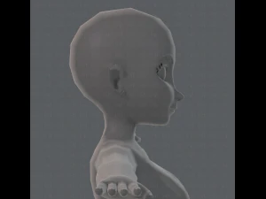 base mesh woman 01 3D Model