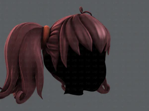 3d hair style for girl v03 3D Model