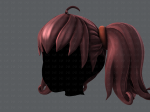 3d hair style for girl v03 3D Model