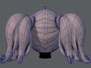 3d hair style for girl v03 3D Model