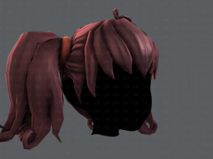 3d hair style for girl v03 3D Model