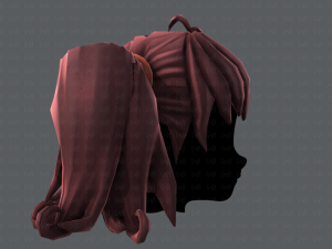 3d hair style for girl v03 3D Model