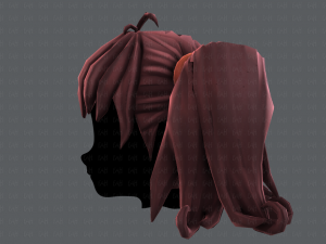 3d hair style for girl v03 3D Model