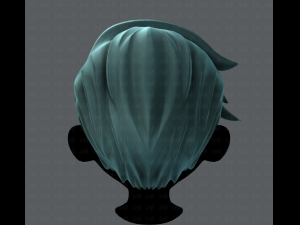 3d hair style for boy v03 Modello 3D