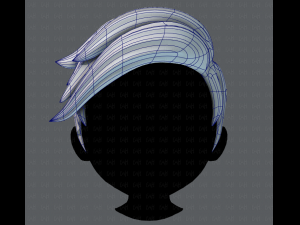 3d hair style for boy v03 Modello 3D