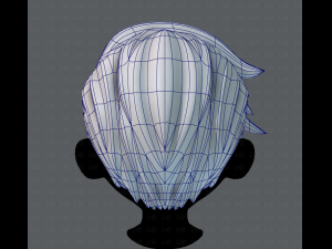 3d hair style for boy v03 Modello 3D