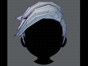 3d hair style for boy v03 Modello 3D