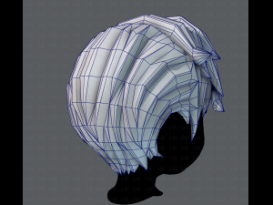 3d hair style for boy v03 Modello 3D