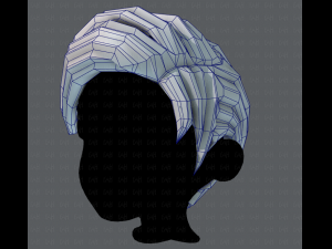 3d hair style for boy v03 Modello 3D