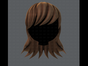 3d hair style for girl v04 Modelo 3D