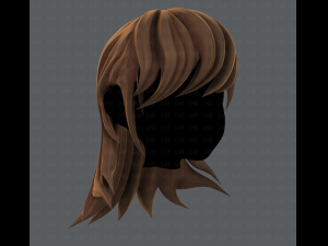 3d hair style for girl v04 Modelo 3D