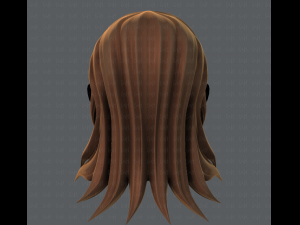 3d hair style for girl v04 Modelo 3D