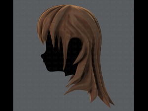 3d hair style for girl v04 Modelo 3D
