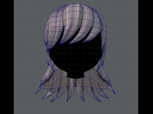 3d hair style for girl v04 Modelo 3D