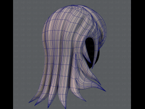 3d hair style for girl v04 Modelo 3D