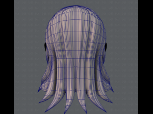 3d hair style for girl v04 Modelo 3D