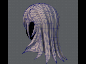 3d hair style for girl v04 Modelo 3D