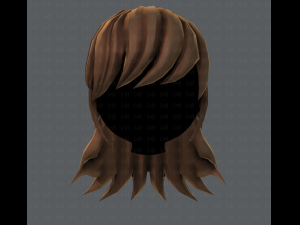 3d hair style for girl v04 Modelo 3D