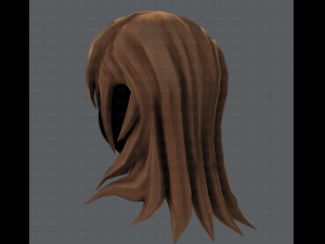 3d hair style for girl v04 Modelo 3D