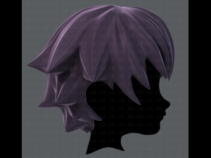 3d hair style for boy v04 Modelo 3D