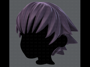 3d hair style for boy v04 Modelo 3D
