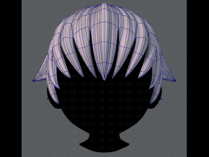 3d hair style for boy v04 Modelo 3D