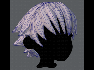 3d hair style for boy v04 Modelo 3D