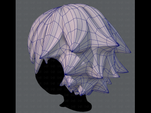 3d hair style for boy v04 Modelo 3D