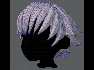 3d hair style for boy v04 Modelo 3D
