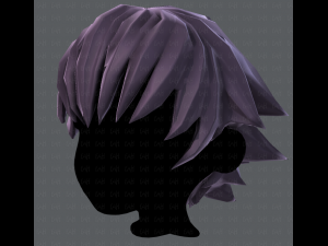 3d hair style for boy v04 Modelo 3D