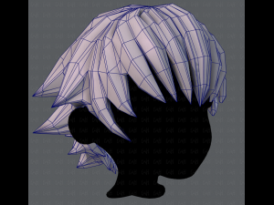 3d hair style for boy v04 Modelo 3D