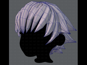 3d hair style for boy v04 Modelo 3D