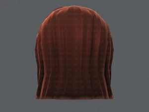 Estilo de cabelo 3D para menina v05 Modelo 3D