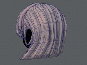 Estilo de cabelo 3D para menina v05 Modelo 3D