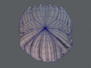 Estilo de cabelo 3D para menina v05 Modelo 3D