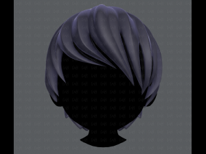 3d hair style for boy v05 Model 3D