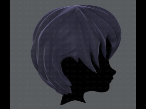 3d hair style for boy v05 Model 3D