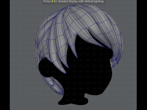 3d hair style for boy v05 Model 3D