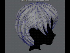 3d hair style for boy v05 Model 3D