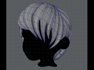 3d hair style for boy v05 Model 3D