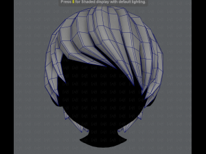 3d hair style for boy v05 Model 3D