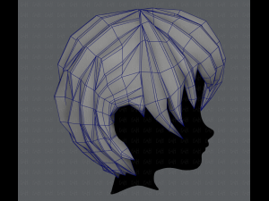3d hair style for boy v05 Model 3D