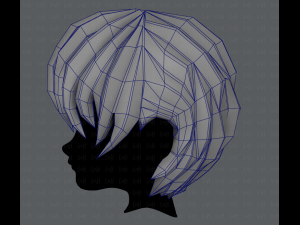 3d hair style for boy v05 Model 3D
