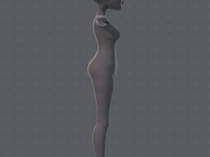 base mesh woman 02 3D Модель