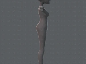 base mesh woman 02 3D Model