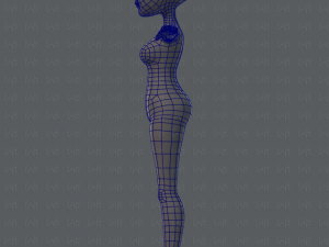 base mesh woman 02 3D Модель