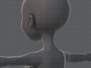 base mesh woman 02 3D Модель