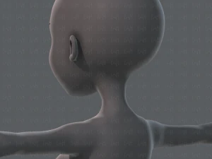base mesh woman 02 3D Model