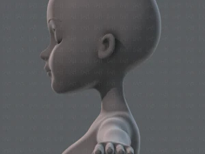 base mesh woman 02 3D Model